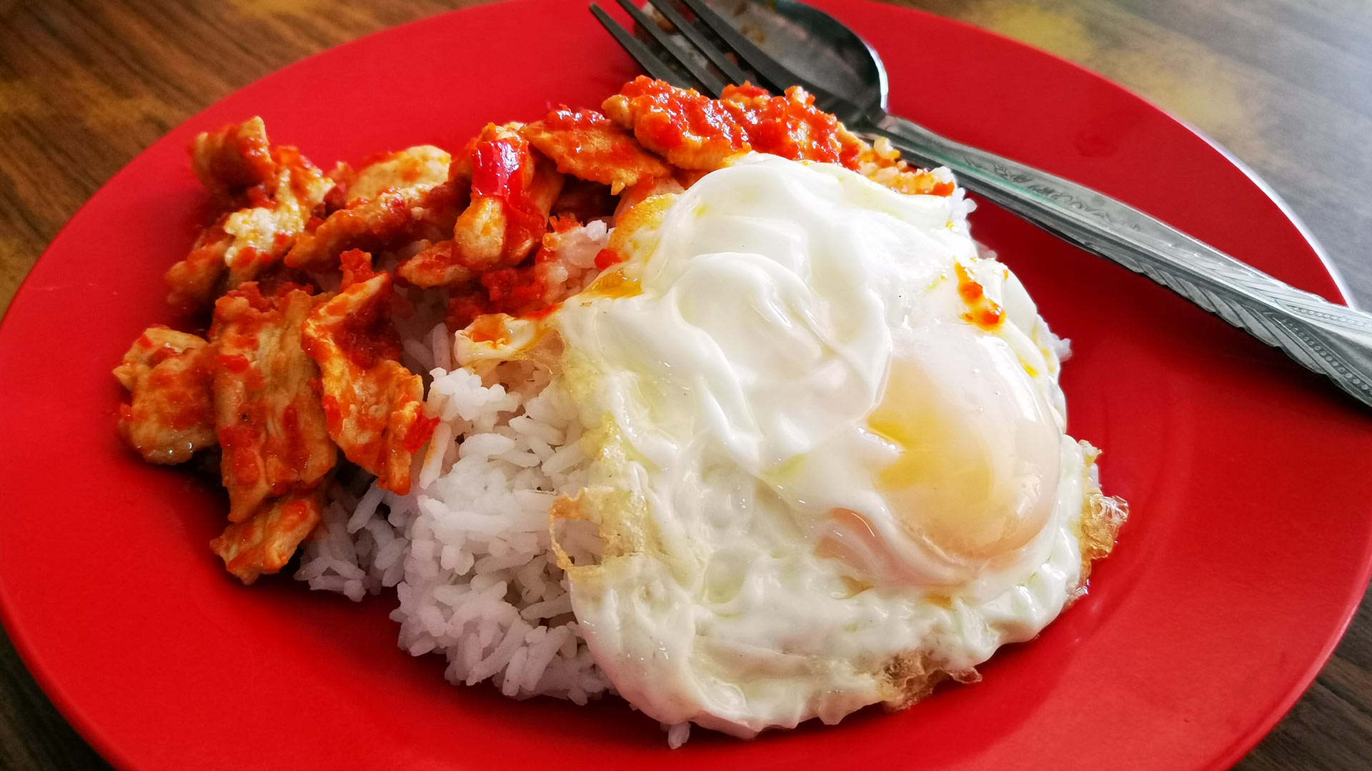チリガラムチキンライス【辣椒鸡丁饭】 Chili Garam Chicken Rice