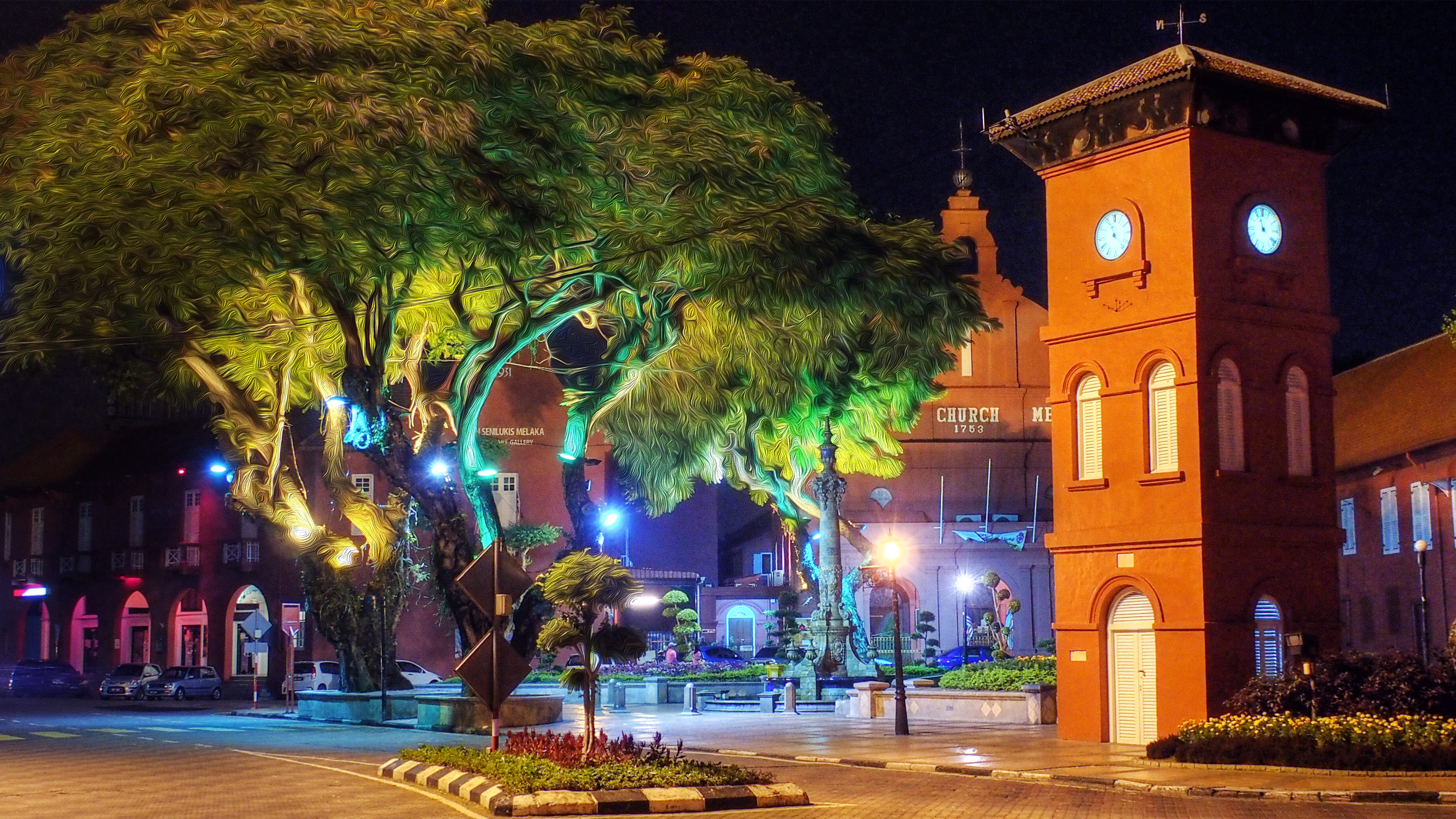 Clock tower @ Dutch Square Melaka マラッカ クロックタワー @ オランダ広場