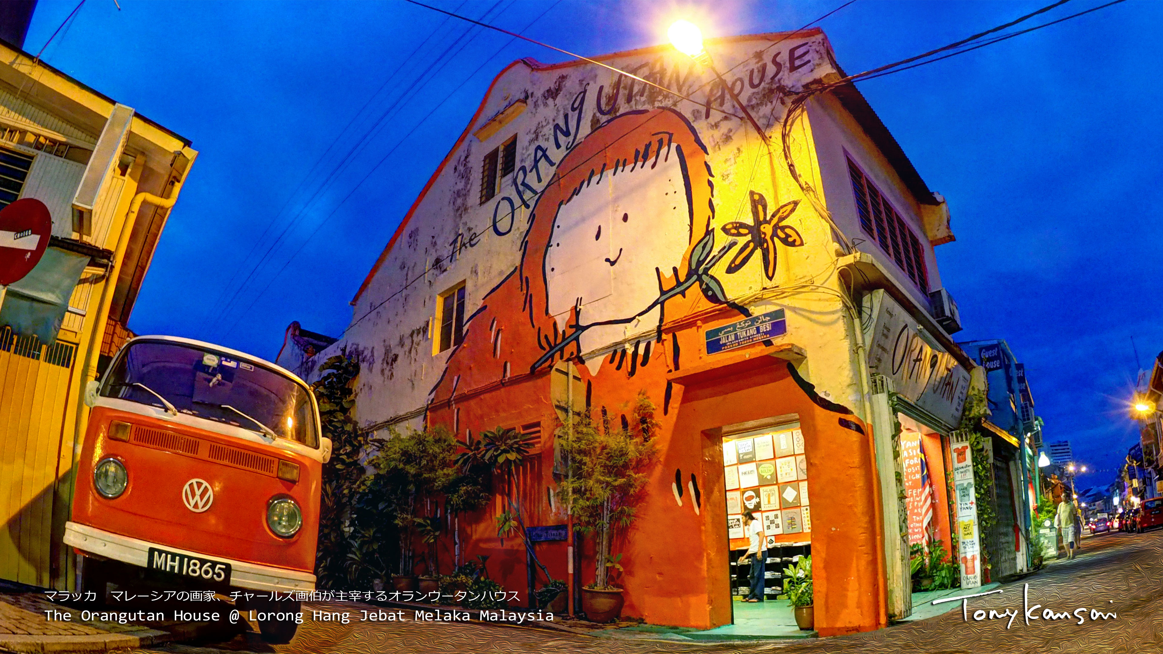 The Orangutan House in Malacca by Charles Cham マラッカ チャールズ･チャム画伯が主宰するオランウータンハウス